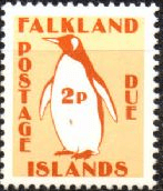 Falkland Islands 1991 Post Due SG D2 Fine Mint
