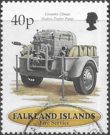 Falkland Islands 1998 Fire Service SG 801 Fine Used