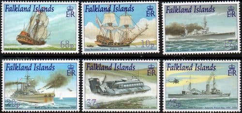 Falkland Islands 2001 Royal Navy Connections Fine Mint