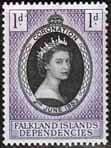 Falkland Islands Dependecies Queen Elizabeth II 1953 Coronation Fine Mint