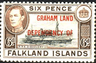Falkland Islands Dependencies 1944 Graham Land SG A6 Fine Mint