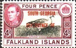Falkland Islands Dependencies 1944 South Georgia SG B5 Fine Mint