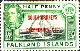 Falkland Islands Dependencies 1944 South Orkneys SG C1 Fine Mint