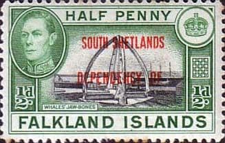 Falkland Islands Dependencies 1944 South Shetlands SG D1 Fine Mint