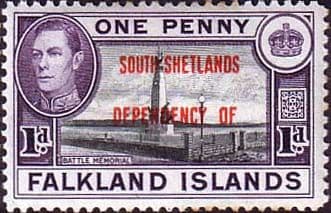 Falkland Islands Dependencies 1944 South Shetlands SG d2 Fine Mint