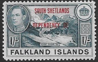 Falkland Islands Dependencies 1944 South Shetlands SG D8 Fine Mint