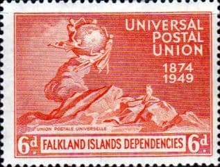 Falkland Islands Dependencies 1949 Universal Postal Union SG G24 Fine Mint