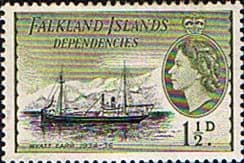 Falkland Islands Dependencies 1954 Ships SG G28 Fine Mint