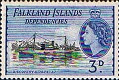 Falkland Islands Dependencies 1954 Ships SG G31 Fine Mint