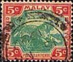 Federated Malay States 1904 SG 39e Tiger Fine Used