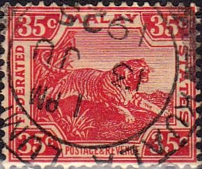 Federated Malay States 1904 SG 46 Tiger Fine Used