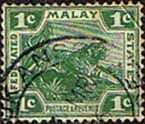 Federated Malay States 1904 Tiger SG 29 Fine Used