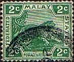 Federated Malay States 1904 Tiger SG 31 Fine Used