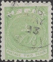 Fiji 1886 Queen Victoria SG 51 Good Used