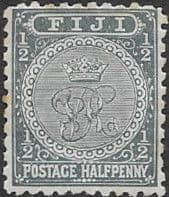 Fiji 1891 Queen Victoria SG 76 Fine Used