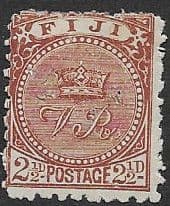 Fiji 1891 Queen Victoria SG 79 Good Mint