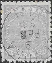 Fiji 1892 Queen Victoria SG 54 Good Used
