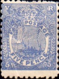 Fiji 1892 Queen Victoria SG 85 Fine Mint