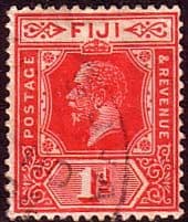 Fiji 1912 King George V SG 127 Fine Used