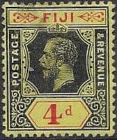 Fiji 1912 King George V SG 131 Fine Used