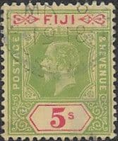 Fiji 1912 King George V SG 136 Fine Used