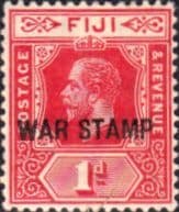 Fiji 1915 King George V War TaxSG 139a Fine Mint