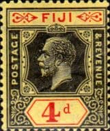 Fiji 1922 King George V SG 235 Fine Mint