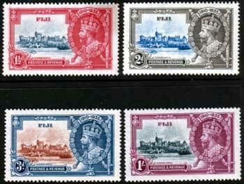 Fiji 1935 King George V Silver Jubilee Set Fine Mint