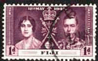 Fiji 1937 King George VI Coronation SG 246 Fine Used