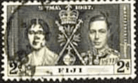 Fiji 1937 King George VI Coronation SG 247 Fine Used