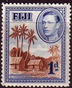 Fiji 1938 SG 250 Native Village Fine Mint