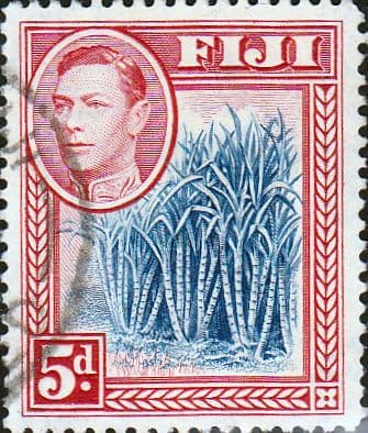 Fiji 1938 SG 258 Sugar Cane Fine Used