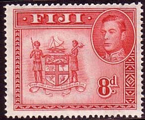 Fiji 1938 SG 261d Coat of Arms Fine Mint