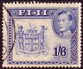 Fiji 1938 SG 263a Coat of Arms Fine Used