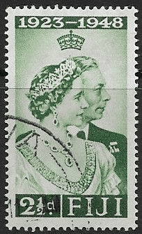 Fiji 1948 King George VI Royal Silver Wedding SG 270 Fine Used