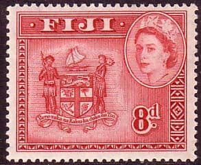 Fiji 1954 Coat of Arms SG 288 Fine Mint