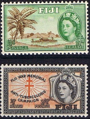 Fiji 1954 Health Set Fine Mint