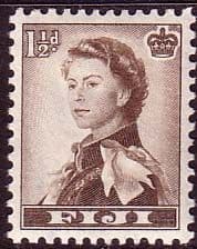 Fiji 1954 SG 282 Queens Portrait Fine Mint