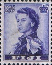 Fiji 1954 SG 284 Queens Portrait Fine Mint