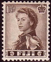 Fiji 1959 SG 300 Queens Portrait Fine Mint