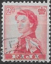 Fiji 1959 SG 301 Queens Portrait Fine Used
