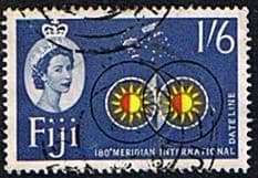 Fiji 1962 International Dateline SG 318 Fine Used