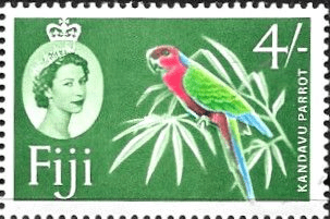 Fiji 1962 Kandavu Parrot SG 321 Fine Mint
