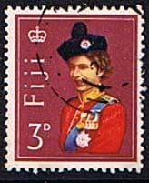 Fiji 1962 Queen in Uniform SG 313 Fine Used