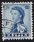 Fiji 1962 SG 311 Queens Portrait Fine Used
