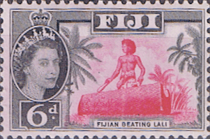 Fiji 1962 SG 314 Fijian Beating Lali Fine Mint