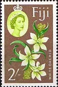 Fiji 1962 White Orchid SG 319 Fine Mint