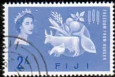 Fiji 1963 Freedom From Hunger Fine Used