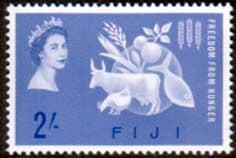 Fiji 1963 Freedom From Hunger SG 328 Fine Mint