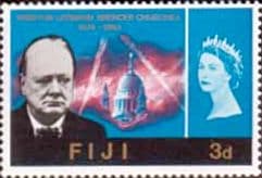 Fiji 1966 Churchill SG 345 Fine Mint